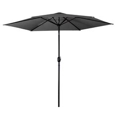 Umbrela de gradina pliabila, material durabil, poliester 160 g/m2, reglabila, 6 segmente, diametru 300 cm, grafit, Forma	: Rotund, Culoare: Grafit-Dacenergy.ro
