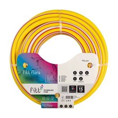 ​Furtun gradina Fitt, pentru apa, insertie textila, cu sistem anti-incurcare, flexibil, 12.5 mm, rola 25 m, Diametru: 12.5 mm-Dacenergy.ro