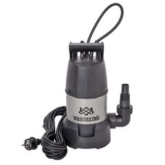 ​Pompa submersibila ape curate Wasserkonig, motor electric, corp motor inox, senzor electronic de nivel, 450 W, debit maxim 7500  l/ora, inaltimea maxima de refulare 8 m-Dacenergy.ro