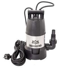 ​Pompa submersibila ape curate Wasserkonig, motor electric, corp motor inox, senzor electronic de nivel, 800 W, debit maxim 13500  l/ora, inaltimea maxima de refulare 9 m-Dacenergy.ro