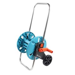 ​Carucior pentru furtun, din plastic, robust, cu roti de transport, maner mare-Dacenergy.ro