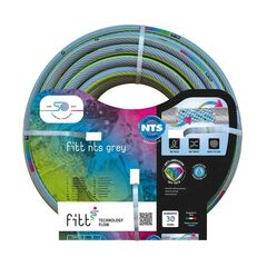 Furtun gradina Fitt, pentru apa, realizat din PVC cu armatura din plasa NTS, 6 straturi, presiune maxima 27 bar, 25 mm, 25 m rola, Diametru: 25 mm-Dacenergy.ro