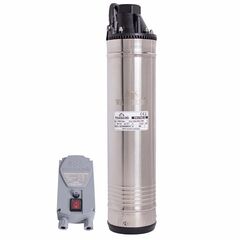 Pompa submersibila ape curate Wasserkonig, carcasa pompei si motorului sunt realizate din inox, turbina din bronz, 900 W, 45 l/min, inaltime maxima de refulare 52 m-Dacenergy.ro