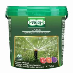 Ingrasamant gazon Versay, forma granulata, intensifica culoarea, rezistenta ridicata la seceta/inghet, 5 kg-Dacenergy.ro