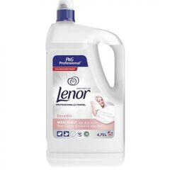 Balsam de rufe Lenor Professional Sensitive, extra catifelare, super concentrare, 4.75 l, 190 spalari, Parfum: Sensitive-Dacenergy.ro