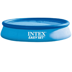 ​Piscina, realizata din material PVC durabil cu 3 straturi, capacitate 5621 litri, kit de reparare, 366 x 76 cm, albastra-Dacenergy.ro