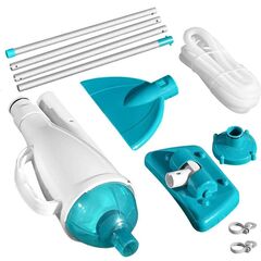 ​Kit de curatare pentru piscina Bestway, tija telescopica din aluminiu, 190 cm, lungime furtun 6 m-Dacenergy.ro