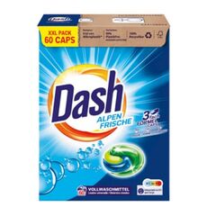 Detergent de rufe capsule Dash Alpen Frische, indepartare rapida a petelor, 60 spalari-Dacenergy.ro