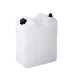 Bidon, confectionat din polietilena de inalta densitate, 31 x 24,5 x 38,4 cm, cu 2 guri, 20 litri, alb-Dacenergy.ro