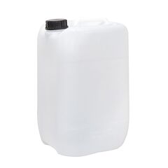 Bidon, confectionat din polietilena, cu sigilare, 32,6 x 28,4 x 39,7 cm, 25 de litri, uz casnic, alb, Capacitate: 25 l-Dacenergy.ro
