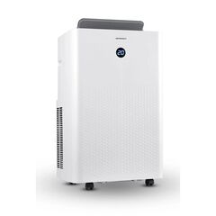 Aparat de aer conditionat portabil, raceste, incalzeste, dezumidifica, ventileaza, functie de somn, temperatura de la 16 la 32°C, afisaj LED, panou de control tactil, telecomanda, aplicatie Tuya, blocare pentru copii, 14000 BTU-Dacenergy.ro