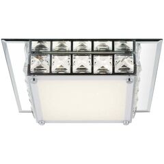 Plafoniera LED Globo, efect de stele si cristale K5 transparente, efect de oglinda, stil elegant, 12W, 720 lm-Dacenergy.ro