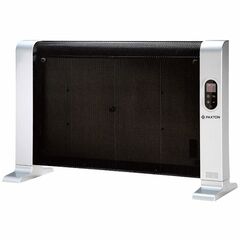 Convector electric, 3 trepte de putere 600 / 1200 / 1800 W, display LED, protectie la rasturnare, protectie supraincalzire, cu telecomanda, 840 x 530 x 230 mm, negru si argintiu-Dacenergy.ro