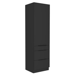 Dulap înalt, negru, SIBER 60 DKS-210 3S1F-Dacenergy.ro