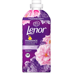 Balsam de rufe Lenor Fragrance Therapy Floral Bouquet, parfum floral intens, feminin si elegant, 59 spalari, 1239 ml, Parfum: Flower Bouquet-Dacenergy.ro