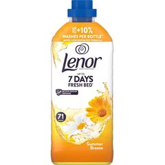 Balsam de rufe Lenor Summer Breeze, parfum luminos și cald al verii, 71 spalari, 1491 ml, Parfum: Summer Breeze-Dacenergy.ro