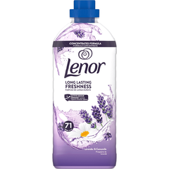Balsam de rufe Lenor Lavender & Camomile, parfumul este echilibrat, suav si linistitor, 71 spalari, 1491 ml, Parfum: Lavender & Camomile-Dacenergy.ro