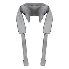 Aparat de masaj shiatsu, pentru gat si spate, 3 niveluri de intensitate, schimbare de directie, functie de incalzire, wireless, oprire automata dupa 10 minute, miscare 3D, 27 cm-Dacenergy.ro