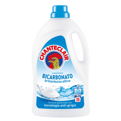 Detergent de rufe lichid Chante Clair Bicarbonat, protejeaza si mentine intensitatea culorilor, formula concentrata, 1.575 l, 35 spalari-Dacenergy.ro