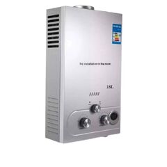 RESIGILAT: Incalzitor instant DacEnergy©, pe gaz natural, GNL, carcasa din otel inoxidabil, afisaj LED si butoane de control, presiunea gazului nominal de 2800Pa, cu alimentare baterii, 18l/min, 36 kw, argintiu-Dacenergy.ro