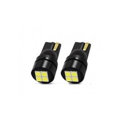 Bec LED T10 4LED 3030 4W 12V CANBUS, lumina alba 380 lm Cod: JSUN17-Dacenergy.ro