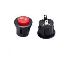 Buton claxon rosu 12V  Cod: TL-30-Dacenergy.ro