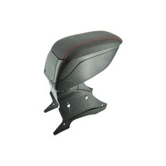 Cotiera auto universala cu baza metalica negru cusatura rosie Cod: 48014-Dacenergy.ro