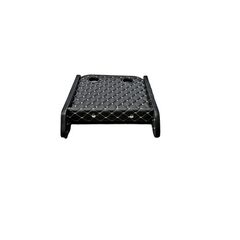 Masa de bord cu 2 suporti pentru pahare ,piele ecologica culoare Negru cusatura Gri compatibila Mercedes Sprinter W907 2018->-Dacenergy.ro