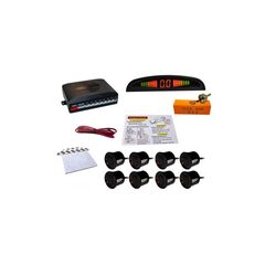 Sistem 8 senzori  parcare  si display 12V PREMIUM  Cod: XD066-Dacenergy.ro