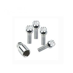 Set prezoane antifurt M12x1.5 con rotund cu cheie pentru jante-Dacenergy.ro