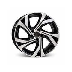 Jante DY253 KM 16x6.5 4x100 ET35 negru polish compatibile Dacia, Renault, Opel, Nissan, Toyota, Subaru, Honda, Lexus-Dacenergy.ro