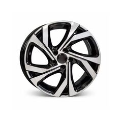 Jante DY253 KM 16x6.5 5x114.3 ET35 negru polish compatibile Dacia, Renault, Nissan, Toyota, Subaru, Honda, Lexus-Dacenergy.ro