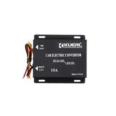 Convertor tensiune auto 24V la 12V 15A 180W reductor camion  MIV-Dacenergy.ro