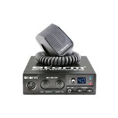 Statie CB auto Storm Discovery 3 AM FM 4W 40 canale cu ASQ si radiator racire-Dacenergy.ro