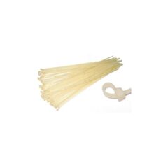 Set 100 coliere plastic culoare alba 400x4.8 mm-Dacenergy.ro
