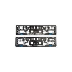 Set 2 Suporti  numar inmatriculare 3D " Regele Soselelor "-Dacenergy.ro