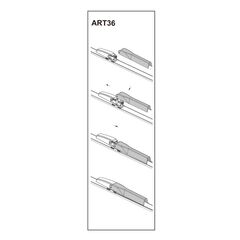Stergator parbriz sofer MERCEDES-BENZ CLC-CLASS 05/2008➝ COD:ART36 22"-Dacenergy.ro