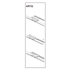Stergator parbriz sofer MERCEDES-BENZ CITAN 11/2012➝ COD:ART52 23"-Dacenergy.ro