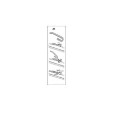 Stergator parbriz sofer DACIA Logan II L8  08/2012-02/2015 COD:ART20 22"-Dacenergy.ro