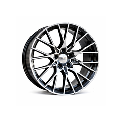 Jante PDW 20x8.5 fata 20x10 spate 5x112 ET25 ET33 negru polish compatibile BMW Cod: LA5408F05 NX / LA5408R94 NX-Dacenergy.ro