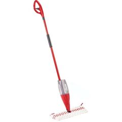 Mop cu pulverizator Vileda Spray Max, microfibra si plastic, rezervor integrat, rotire 180 grade, 1 buc, rosu si alb-Dacenergy.ro