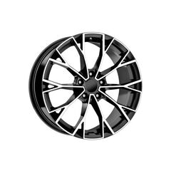 Jante DY1736 KM 16x6.5 5x112 ET35 negru polish diamond cut compatibile Volkswagen Audi Seat Skoda Cupra Cod: DY1736-Dacenergy.ro