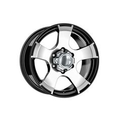 Jante DY366 KM 16x8 6x139.7 ET25 negru polish diamond cut compatibile Ford Toyota Nissan Mitsubishi  Cod: DY366-Dacenergy.ro