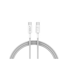 Cablu Type C la Type C 1m 65W incarcare rapida alb Cod: GC-119-Dacenergy.ro