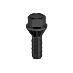 Prezon janta auto M14x1.25 60mm negru cheie HEX17 Cod: B186B-Dacenergy.ro