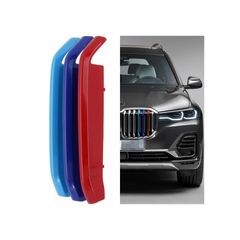 Set ornamente dungi grila fata auto compatibile BMW X7 G07 2019-2022  Cod: CT-GS-060 TIP B-Dacenergy.ro