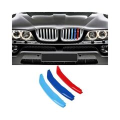 Set ornamente dungi grila fata auto compatibile BMW X5 E53 1999-2006 pentru grila cu 7 bare  Cod: CT-GS-091 TIP B-Dacenergy.ro