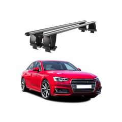 Bare transversale portbagaj auto aluminiu compatibile plafon neted Audi A4 B9 8W 2015-2019 argintii sau negre Cod: CB200101 Kit-109-Dacenergy.ro