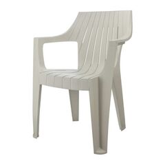 Scaun pentru gradina DacEnergy©, polipropilena, rezistent UV si umezeala, fix, 61.5 x 61.5 x 84 cm, cappuccino-Dacenergy.ro