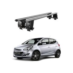 Bare transversale portbagaj auto aluminiu compatibile plafon neted Hyundai ix20 2010-> argintii sau negre Cod: CB200101 Kit-108-Dacenergy.ro